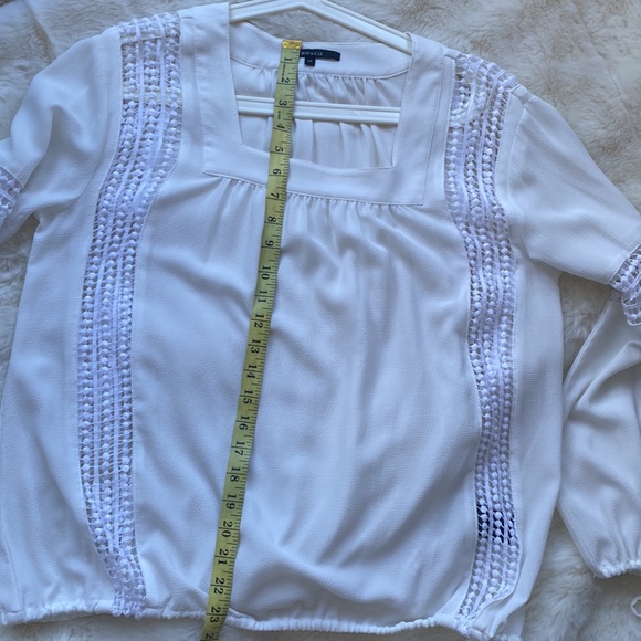 RW&CO White Blouse with Crochet Details - Picture 8 of 8